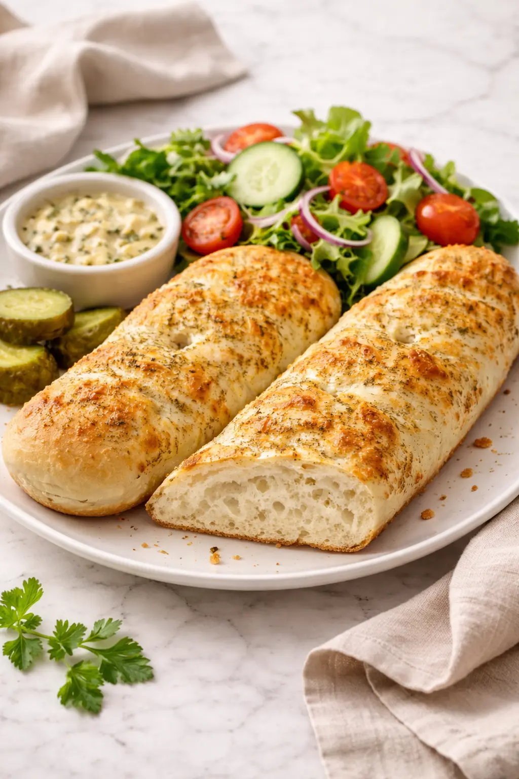 copycat subway italian herb and cheese bread homemade 1