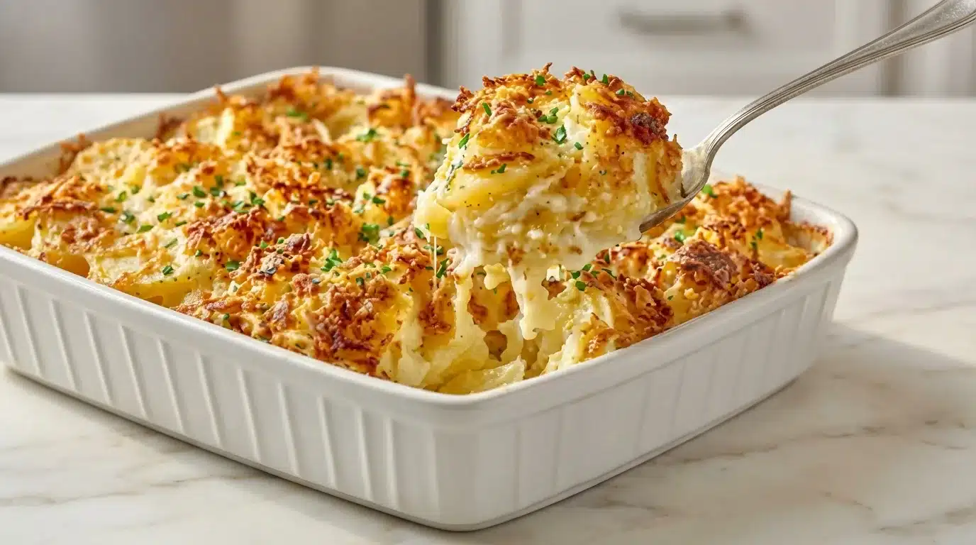 Photorealistic Mary'S Potatoes Cooper'S Hawk, freshly cooked and ready to serve, plated on white marble with natural daylight.