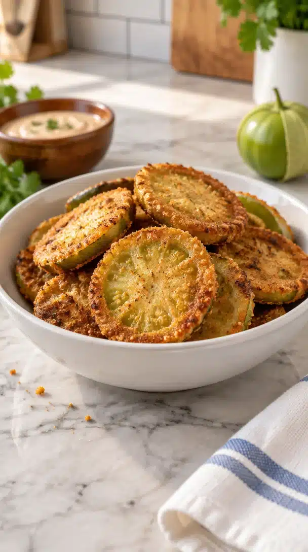 Fried Green Tomatillos