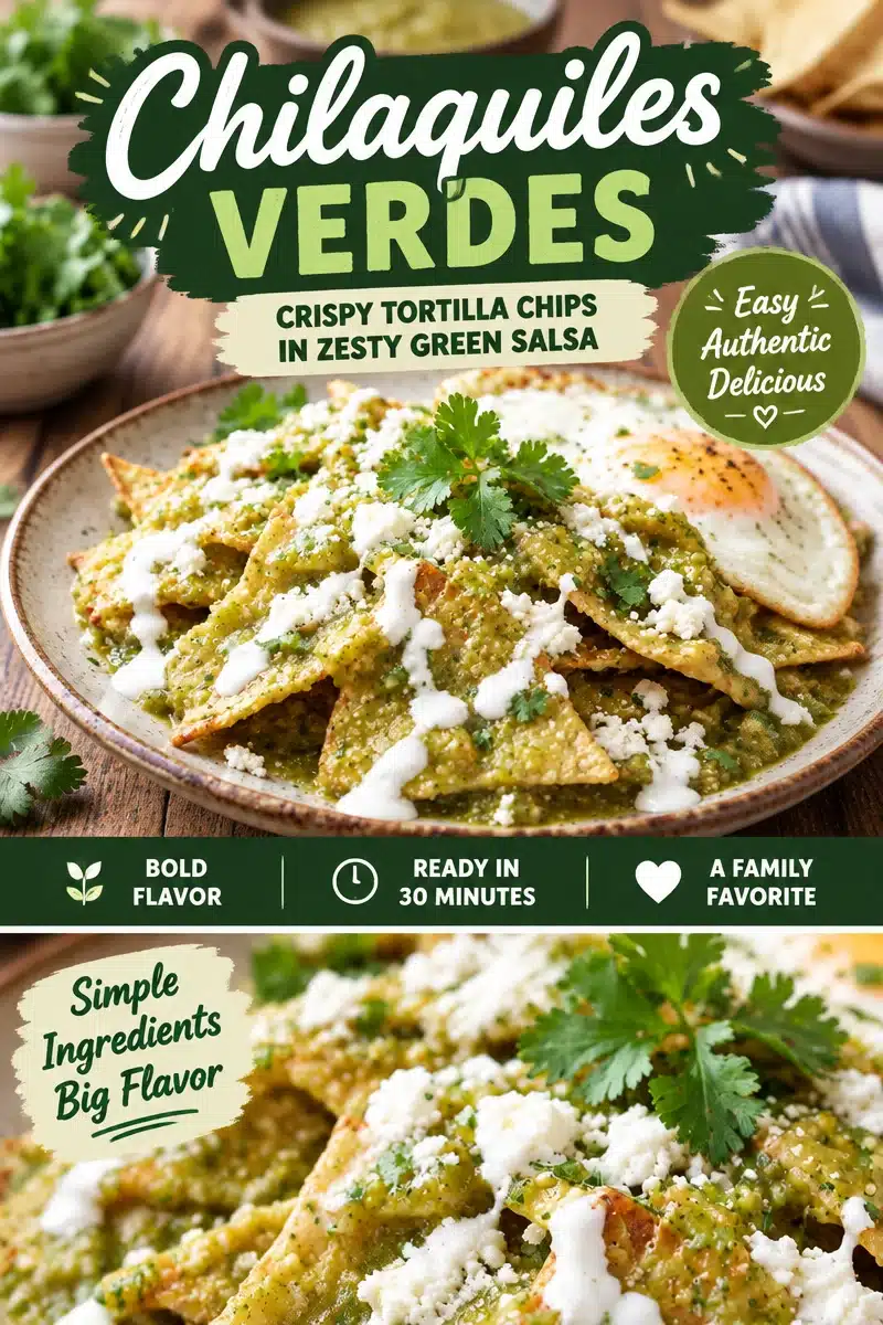 Green Breakfast Chilaquiles Casserole