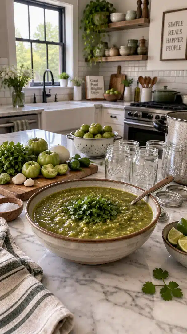 Green Tomato Salsa Verde Recipe for Canning Green Tomato Salsa Verde Recipe for Canning