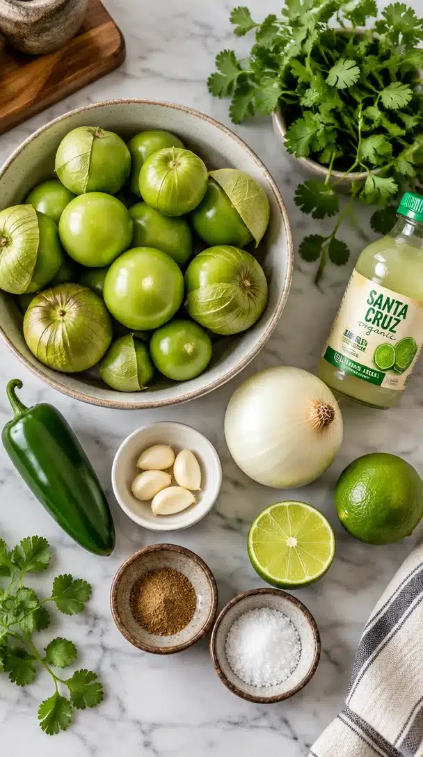 Roasted Tomatillo Salsa Verde Canning Recipe
