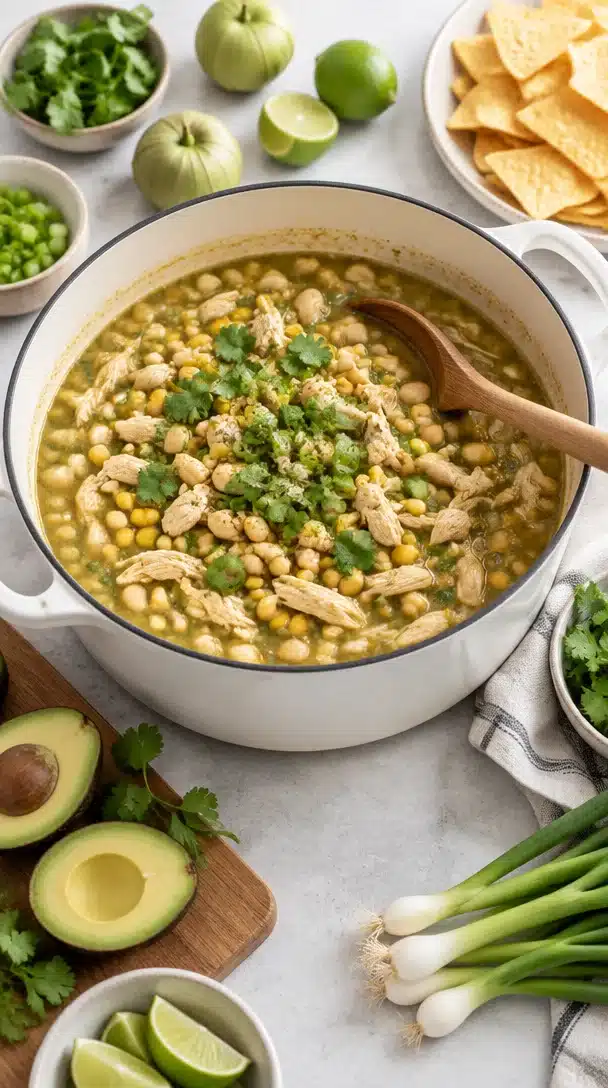 Roasted Tomatillo White Chicken Chili Roasted Tomatillo White Chicken Chili