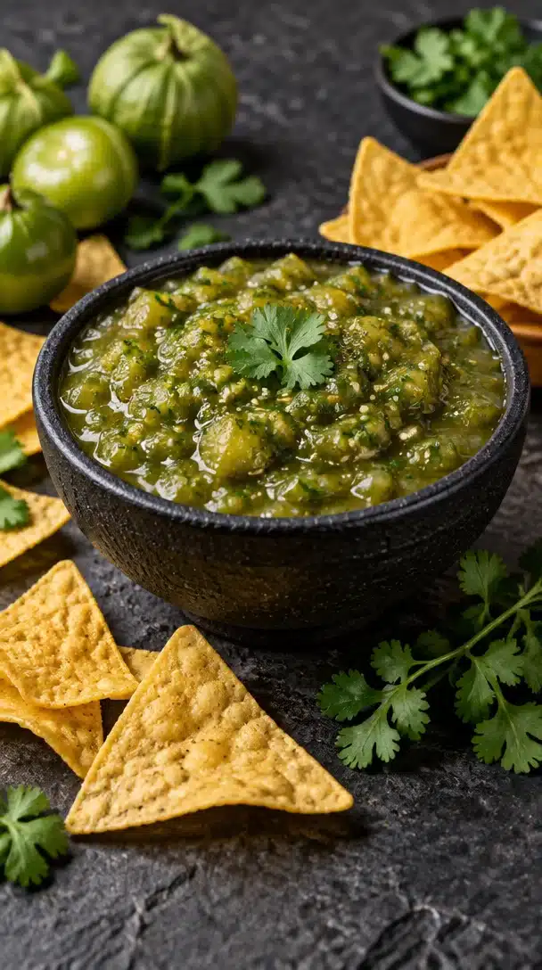 Smoked Tomatillo Salsa Verde Smoked Tomatillo Salsa Verde