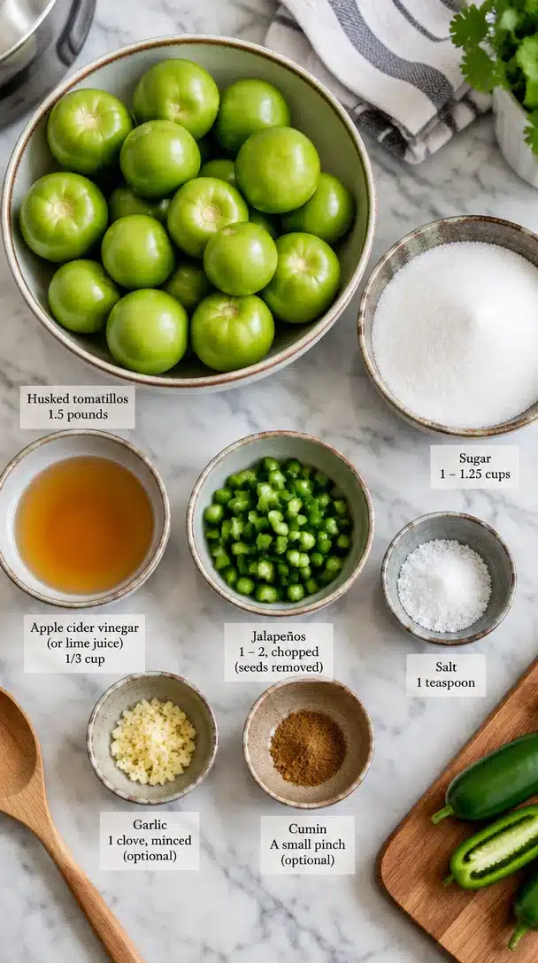 Sweet & Spicy Tomatillo Jam