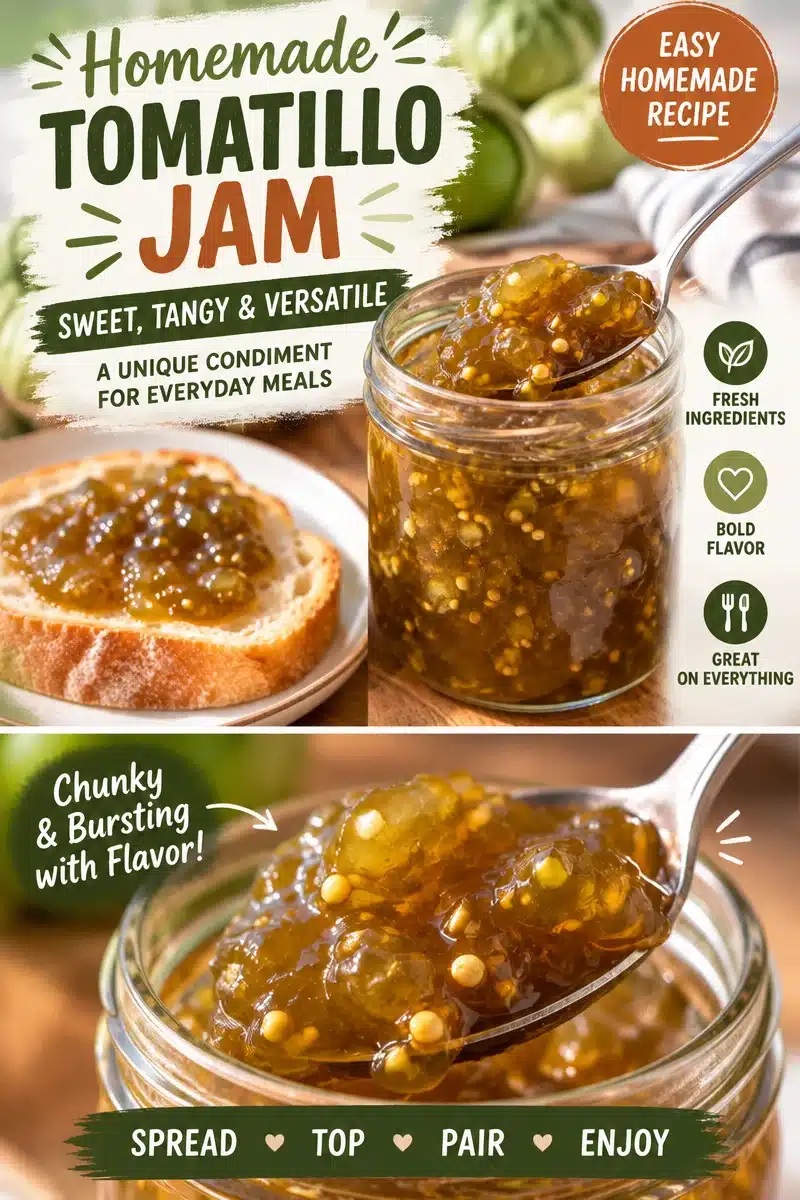 Sweet & Spicy Tomatillo Jam: A Flavorful Twist to Try!