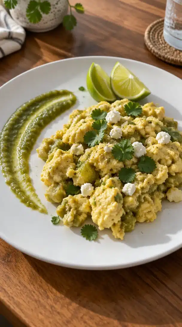 Tomatillo Scrambled Eggs Recipe Tomatillo Scrambled Eggs Recipe