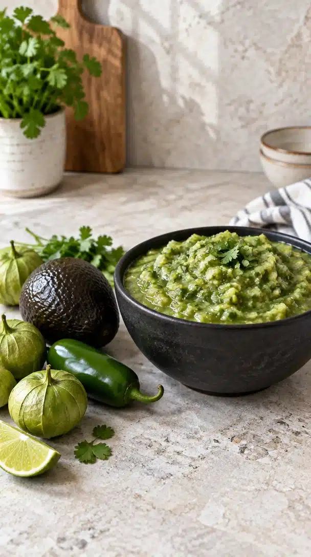 Zesty Tomatillo Avocado Salsa Recipe Zesty Tomatillo Avocado Salsa Recipe