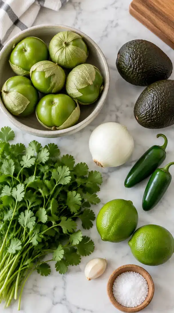 Zesty Tomatillo Avocado Salsa Recipe